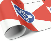 ウィチタカンザスICT国旗 ラッピングペーパー (ロールコーナー)