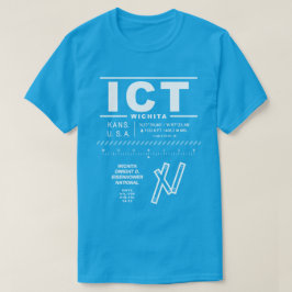 ウィチタドワイトD.アイゼンハワー国営空港ICT Tシャツ