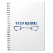 ウィチタマウンテンズロック登山クイックドロー ノートブック (正面)