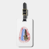 ウィチタマウンテンズ登山カラビナー ラゲッジタグ (正面縦)