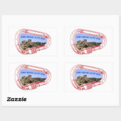 ウィチタマウンテンズ登山カラビナー 長方形シール (シート)