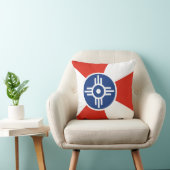 ウィチタ国旗（カンザス州，米国） クッション (椅子)