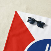 ウィチタ国旗（カンザス州，米国） ビーチタオル (インサイチュ)