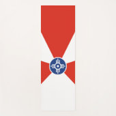 ウィチタ国旗(カンザス州,米国) ヨガマット (正面)