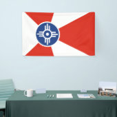 ウィチタ国旗（カンザス州，米国） 横断幕 (トレードショー)