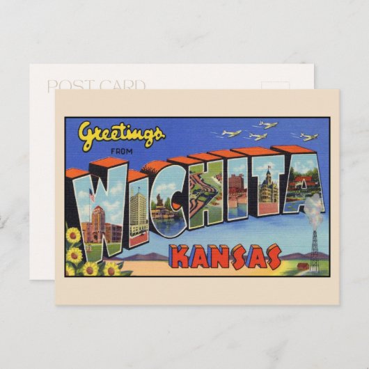 ウィチタ大判はがき ポストカード (正面/裏面)
