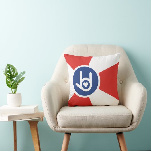 ウィチタ州旗 クッション (椅子)