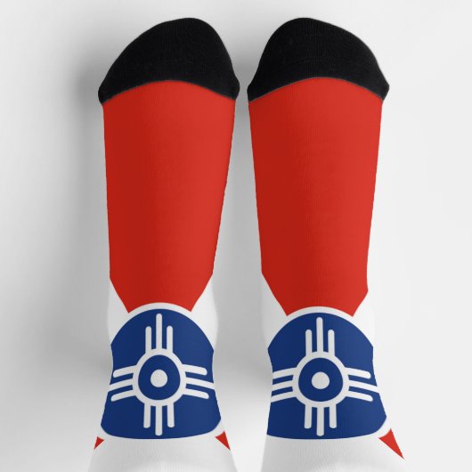 ウィチタ州旗 ソックス (上部)