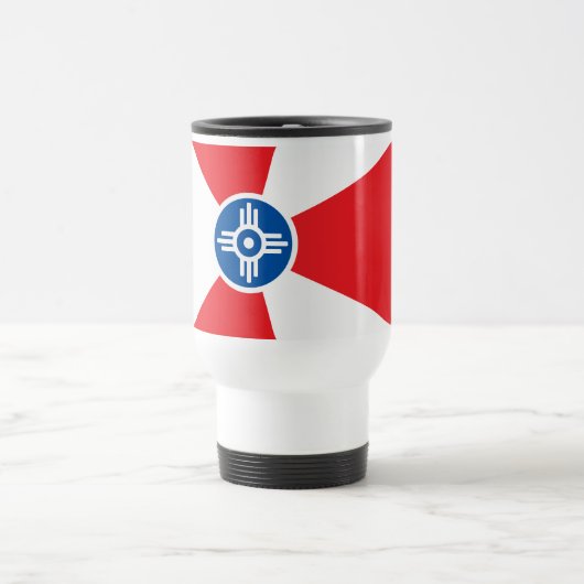 ウィチタ州旗 トラベルマグ (中央)