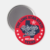 ウィチタ秋,テキサス州 マグネット (正面/裏面)