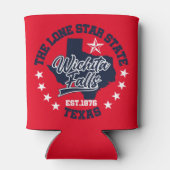 ウィチタ秋,テキサス州 缶クーラー (裏面)