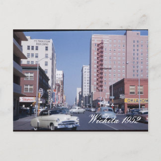 ウィチタ1952年葉書 ポストカード