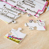 ウィチタ、カンザス ジグソーパズル (側面)