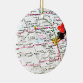 ウィチタ、カンザス セラミックオーナメント (右)