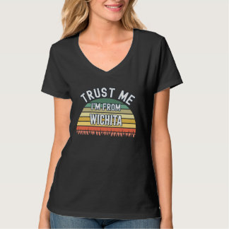 ウィチタ 私はウィチタ出身です 信じて Tシャツ