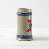 ウィチタKS ICT国旗 ビールジョッキ (中央)