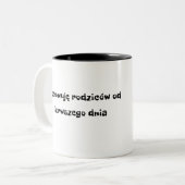 ウィチョウジęロディコーPierwszego Dnia ツートーンマグカップ (正面左)
