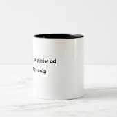 ウィチョウジęロディコーPierwszego Dnia ツートーンマグカップ (中央)