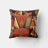 ウィチョル柄クッション クッション (裏面)