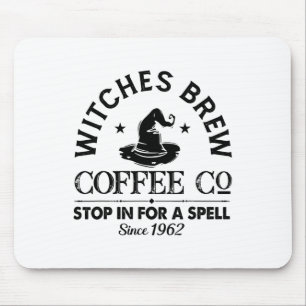 ウィッおもしろいチウィッチコーヒーハローを醸造 マウスパッド