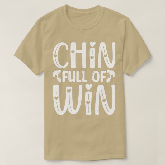 ウィッおもしろいド・ギフトChin Full Of Winクラシック T-Shirt Tシャツ (デザイン正面)