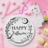 ウィッお洒落チウィッカ信者ハーブ魔法ハロウィーン ペーパープレート (パーティー)