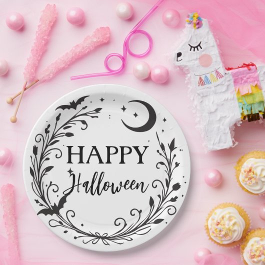 ウィッお洒落チウィッカ信者ハーブ魔法ハロウィーン ペーパープレート (パーティー)
