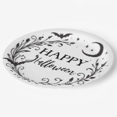 ウィッお洒落チウィッカ信者ハーブ魔法ハロウィーン ペーパープレート (アングル)