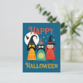 ウィッお洒落チカラフルハッピーハローウィン ポストカード (スタンド正面)