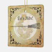 ウィッお洒落チ満月 セラミックオーナメント (左)