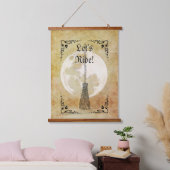 ウィッお洒落チ満月 吊り下げ型タペストリー (寝室)