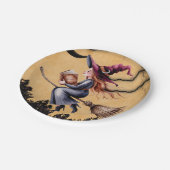 ウィッお洒落チ飛んでいるブルームガールバースデーパーティー ペーパープレート (アングル)