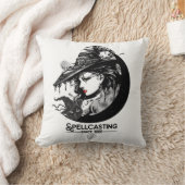 ウィッかわいらしチ&ブラックキャットウィッカ信者ウィッカスペルキャスティング クッション (ブランケット)