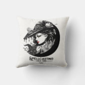 ウィッかわいらしチ&ブラックキャットウィッカ信者ウィッカスペルキャスティング クッション (裏面)