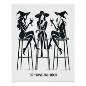 ウィッエレガントチズワイン「Be-Wine-Hourモダン」 ポスター (正面)