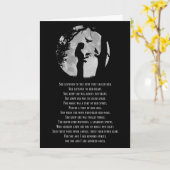 ウィッカインスパイアハッピーバースデー詩とラヴェンス カード (黄色い花)