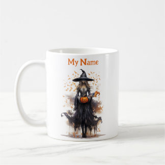 ウィッカスタマイズチクラフト:ハロウィーン魔女カップ コーヒーマグカップ