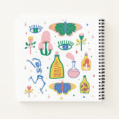 ウィッカラフルチ魔法ポパーソナライズされたーション ノートブック (裏面)