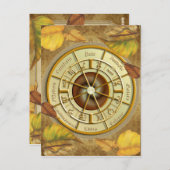 ウィッカンのホイール・オブ・ザ・イヤー ポストカード (正面/裏面)