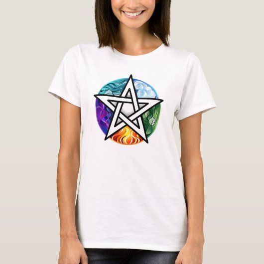 ウィッカンペンタグラム Tシャツ (正面)