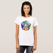 ウィッカンペンタグラム Tシャツ (正面フル)