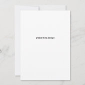 ウィッカーチェアと植物 サンキューカード (裏面)