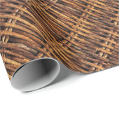ウィッカーバスケットパターン ラッピングペーパー (ロールコーナー)