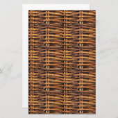 ウィッカーバスケットパターン 便箋 (正面/裏面)