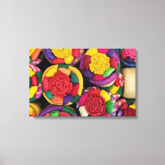 ウィッカーバスケット キャンバスプリント (正面)