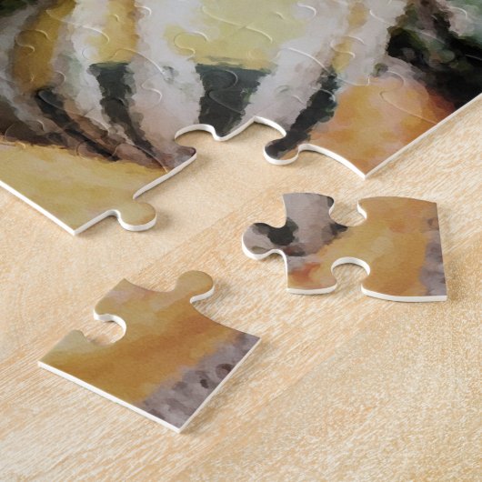 ウィッカーファンシーバスケットの写真の中のグ絵画ールド ジグソーパズル (側面)