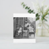 ウィッカーホイールチェア, 1920s ポストカード (スタンド正面)