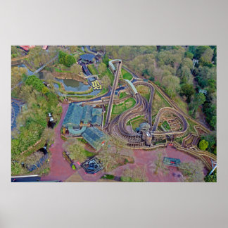 ウィッカーマンドローン撮影 |アルトンタワーズリゾート ポスター