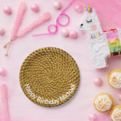 ウィッカールッパーソナライズされたクボヘミアンボホ ペーパープレート (パーティー)