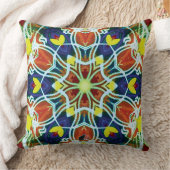 ウィッカー万華鏡のように千変万化するパターン枕 クッション (ブランケット)